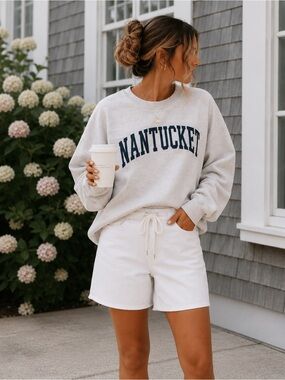 🤍☀️ GAP SuperSoft White Drawstring Denim Shorts | Coastal Summer Staple